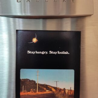 Steve Jobs 'Stay Hungry & Foolish' Whole Earth Epilogue Magazine Magnet 3"x2.5"