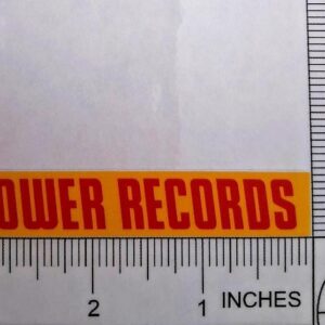 Tower Records Retro 80s 90s Waterproof Vinyl Logo Decal Sticker