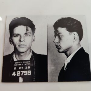 Frank Sinatra Mugshot Fridge Photo Magnet