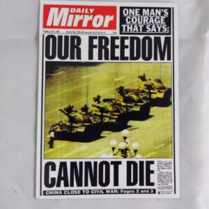 Tank Man Tiananmen Square 2"x3" Freedom Fridge Magnet