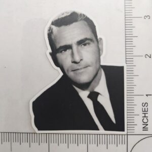 Rod Serling Twilight Zone Waterproof Vinyl Decal Sticker 3.25"x2.5"