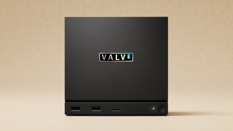 Valve Steam Deck Machine HOLO Foil Badge Glossy Vinyl Sticker decal Logo 2"x0.5" Hologram - Image 2